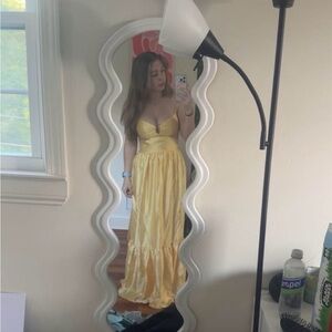 Beginning Boutique Yellow Maxi Dress